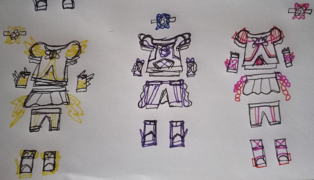 E.Ws Yes! Go Go 5 3 Element style pt 2 uncolors
