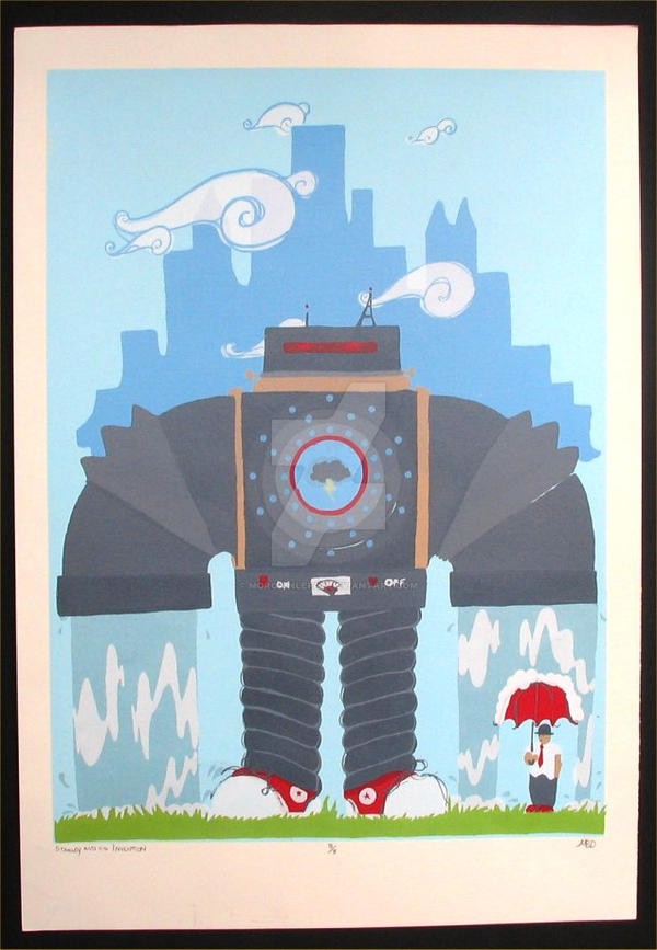 Screenprint: Robot