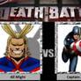 DEATH BATTLE All might vs Captain America