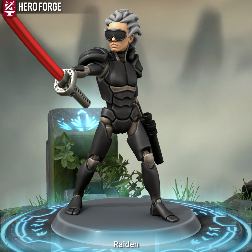 Hero forge Raiden by SonGokuSSJgodssj on DeviantArt