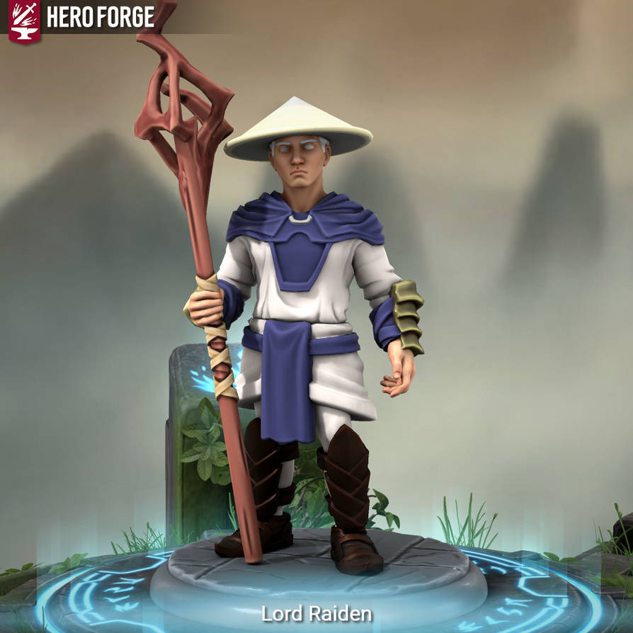Hero forge Lord Raiden by SonGokuSSJgodssj on DeviantArt