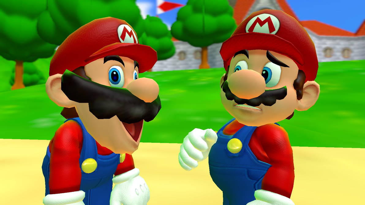 Mario meets Mario by SonGokuSSJgodssj on DeviantArt