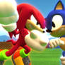 Classic Sonic vs Classic Knuckles