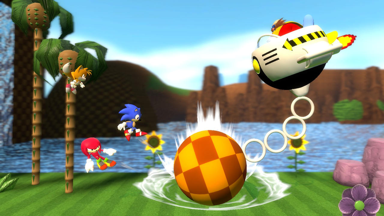 Classic team Sonic vs Egg Wrecker by SonGokuSSJgodssj on DeviantArt