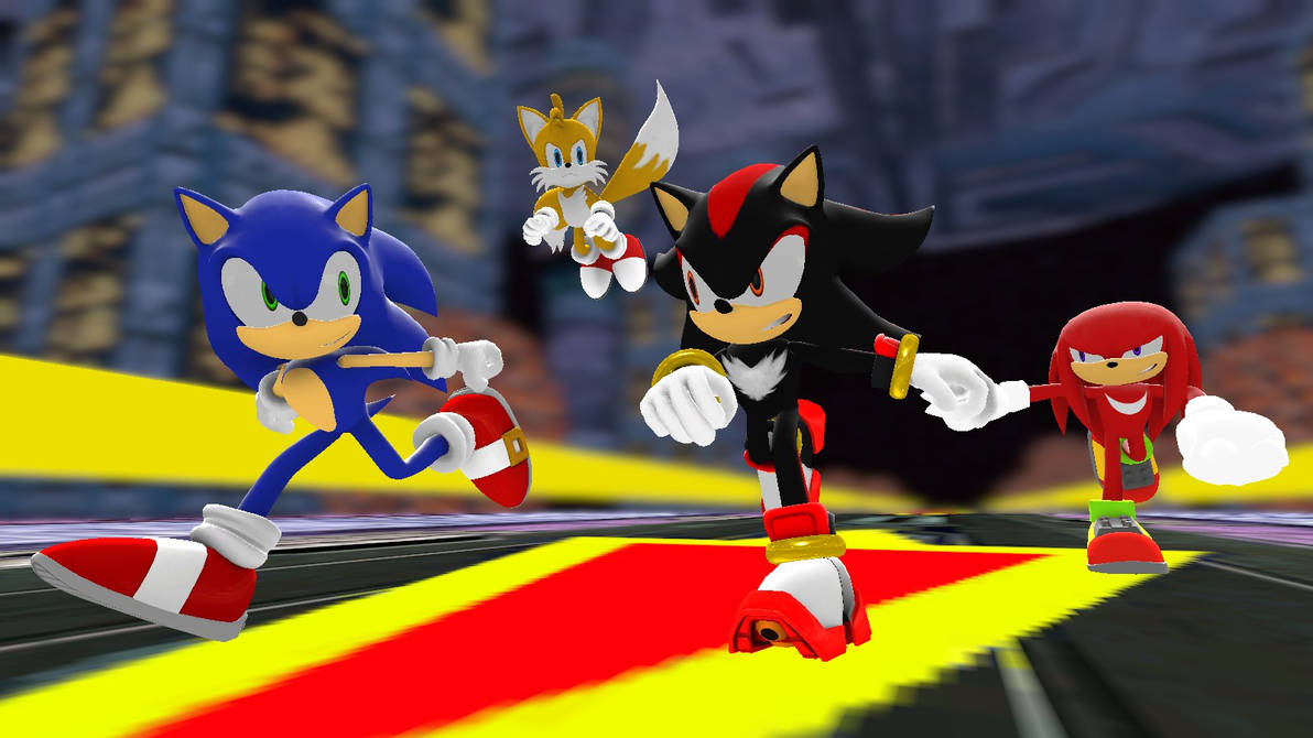 Team Sonic vs Shadow round 2 by SonGokuSSJgodssj on DeviantArt