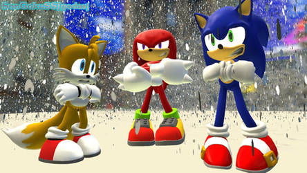 Team Sonic. A cold day in Station Square by SonGokuSSJgodssj
