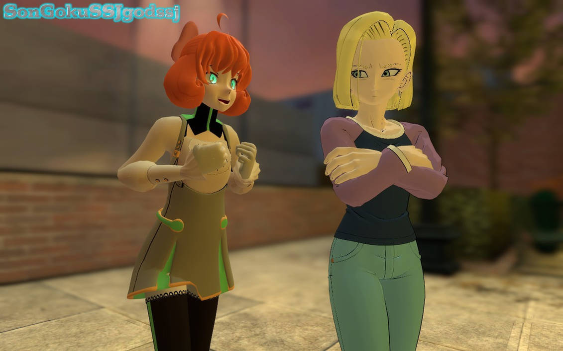 Female androids by SonGokuSSJgodssj on DeviantArt