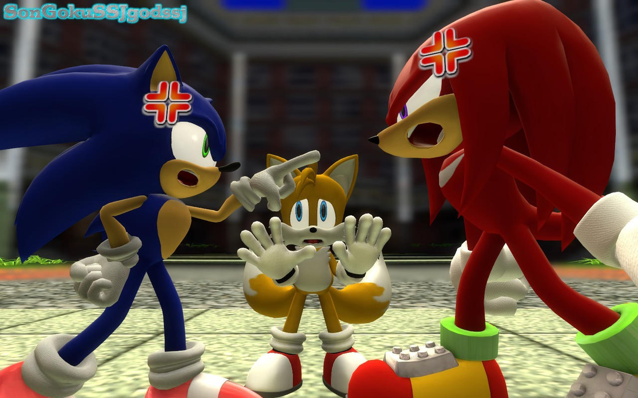Team Sonic in an argument. by SonGokuSSJgodssj on DeviantArt
