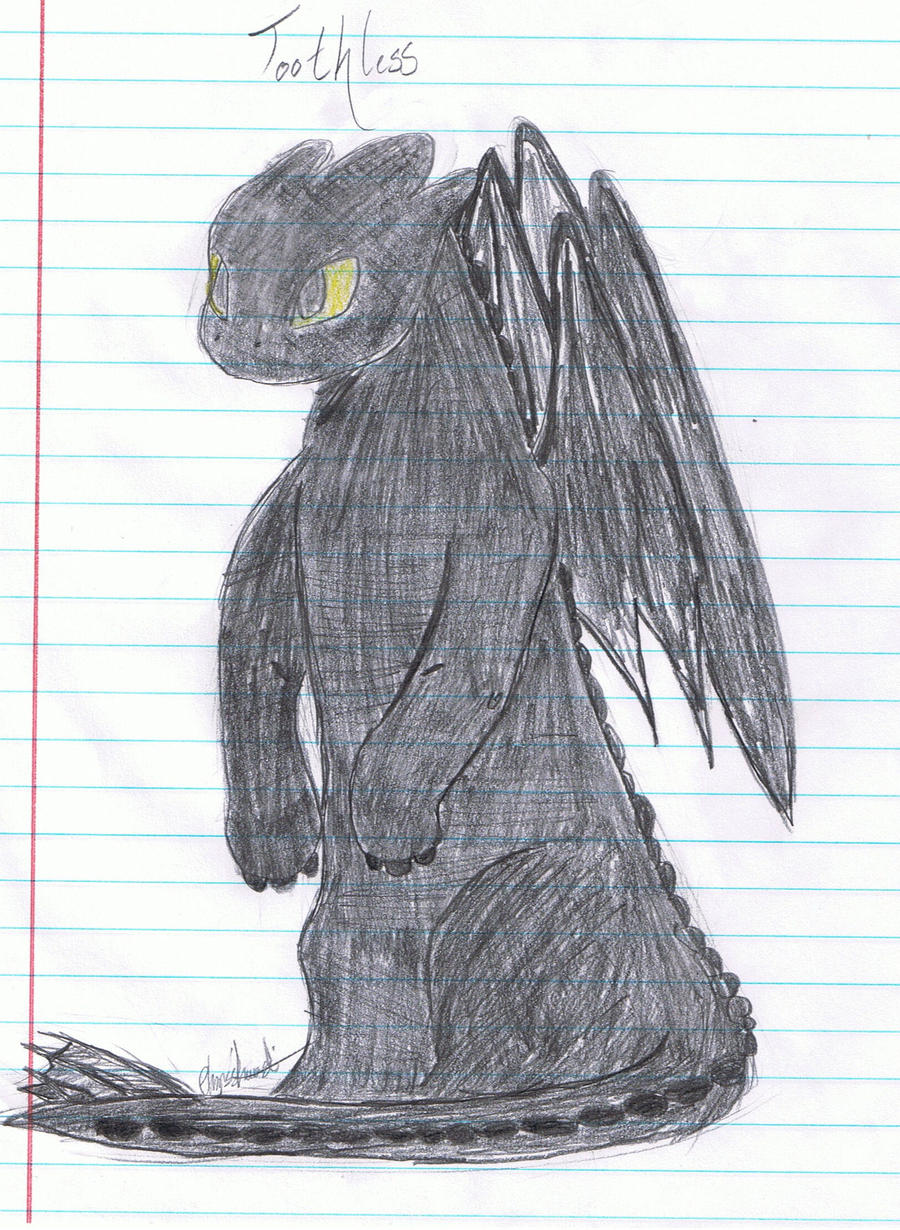 Toothless by fusionpaper on DeviantArt