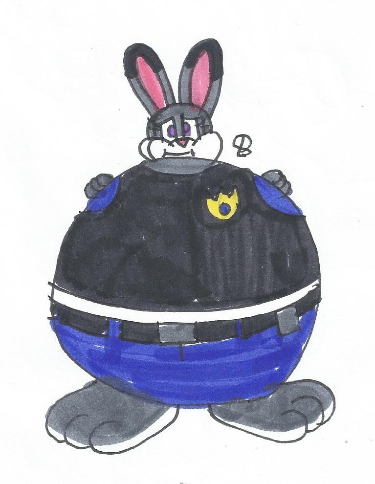 Judy Hopps Inflated by SPATON37 on DeviantArt