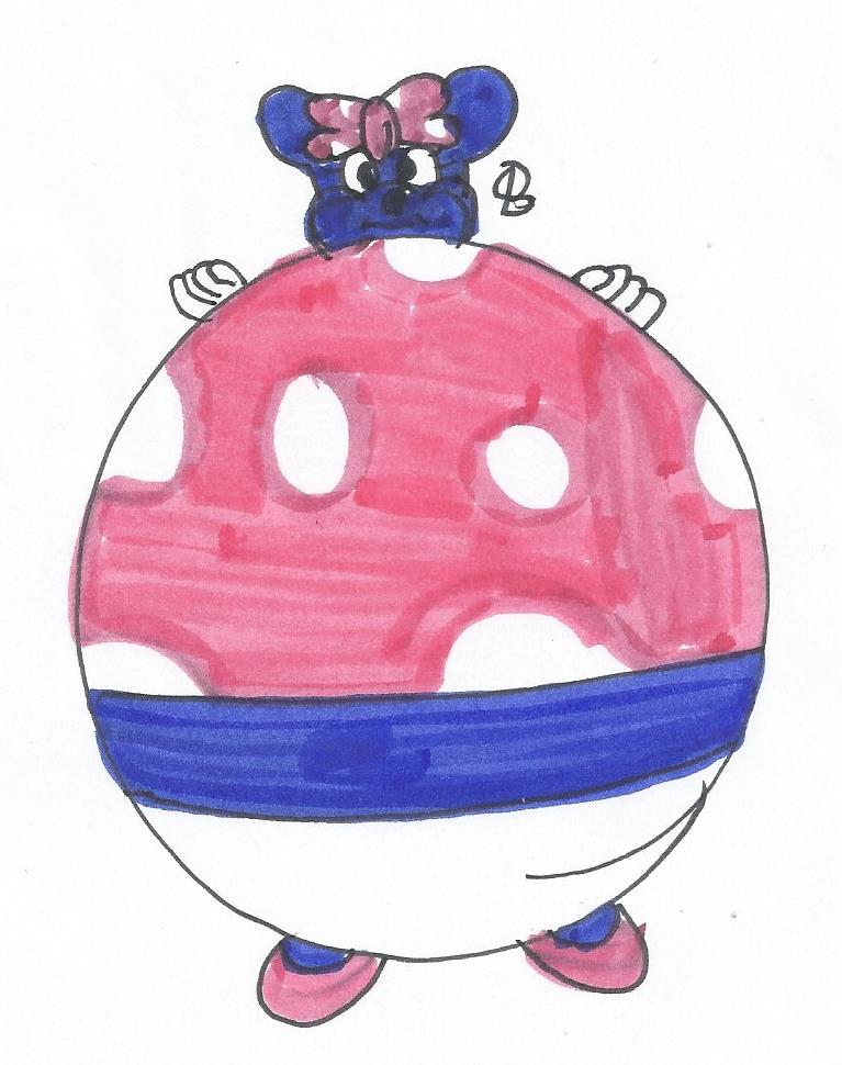 Mouse Blueberry Inflation Minnie Blueberry Inflation by SPATON37 on DeviantArt