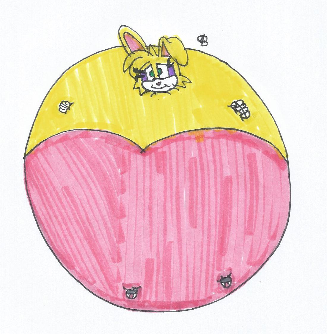 Bunnie Massive Inflation by SPATON37 on DeviantArt