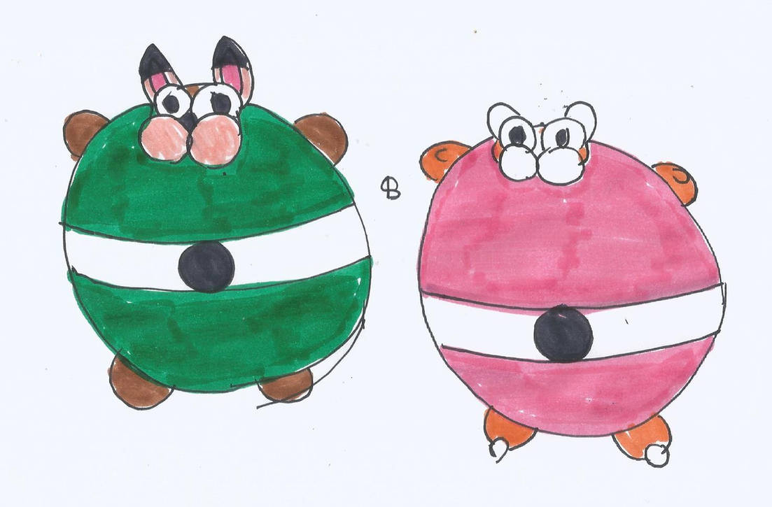 Bambi and Cubone Uber Inflated Suits by SPATON37 on DeviantArt