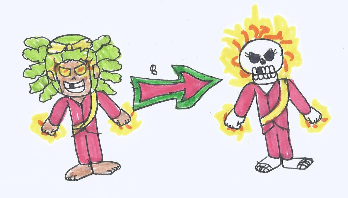 Gertrude's Ghost Rider Transformation by SPATON37 on DeviantArt