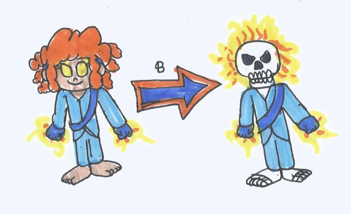 Mona's Ghost Rider Transformation by SPATON37 on DeviantArt