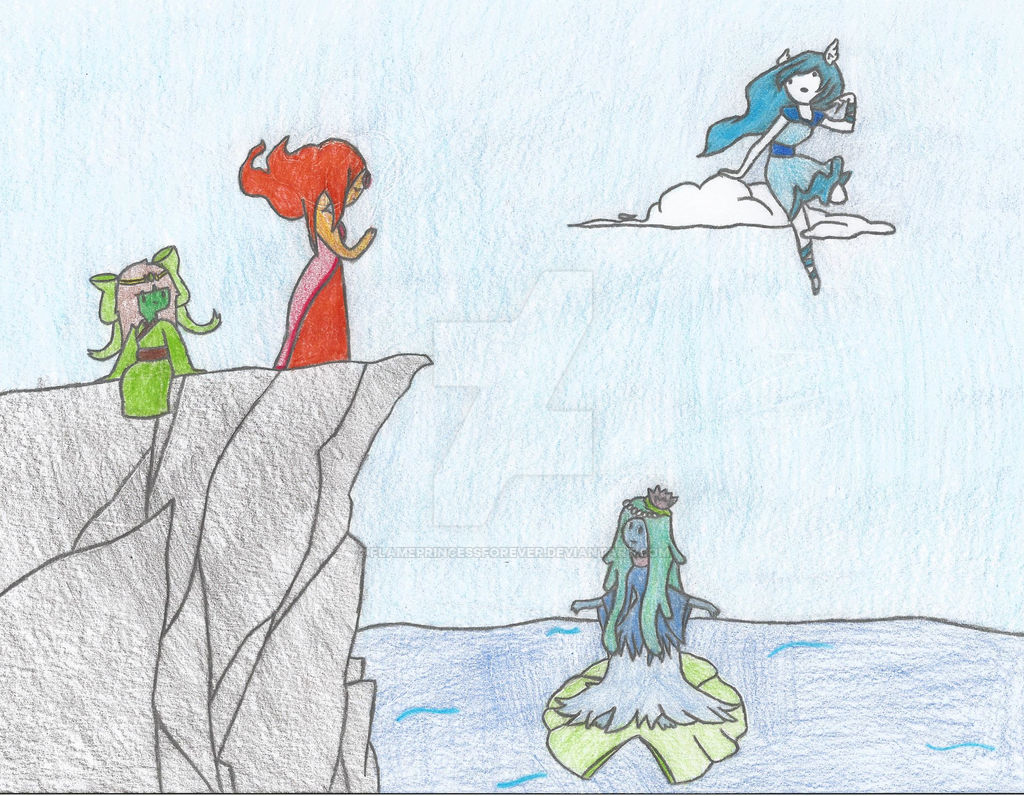 the adventure time elements by FlamePrincessForever on DeviantArt