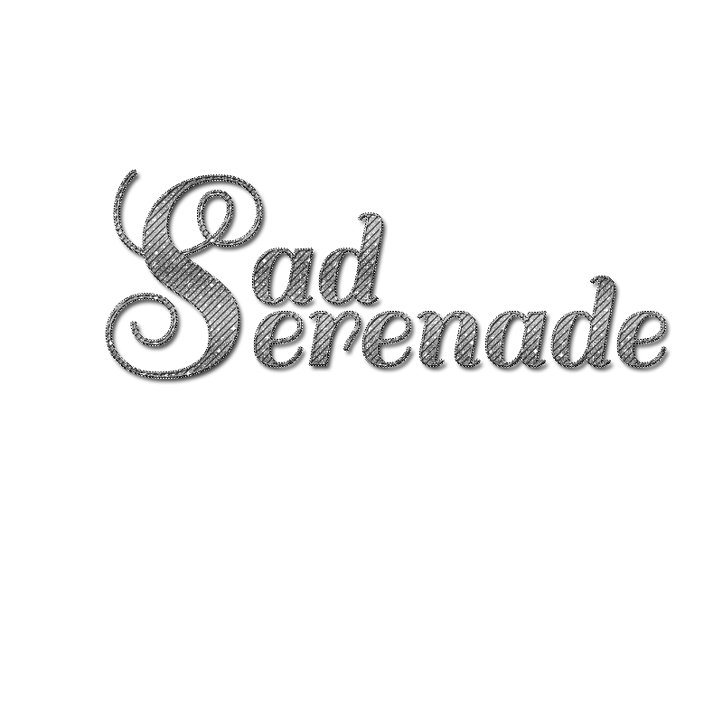 Texto PNG Sad Serenade