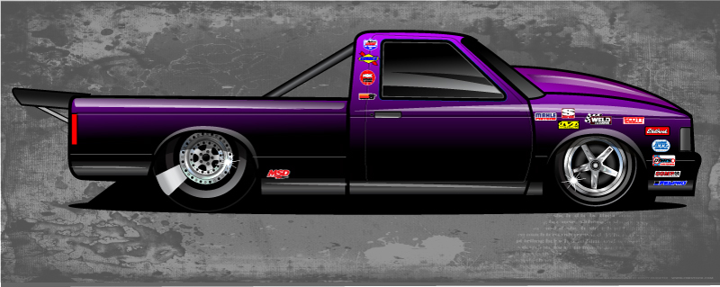 S-10 Drag Truck 2D Design Layout By Bruceb7 On Deviantart
