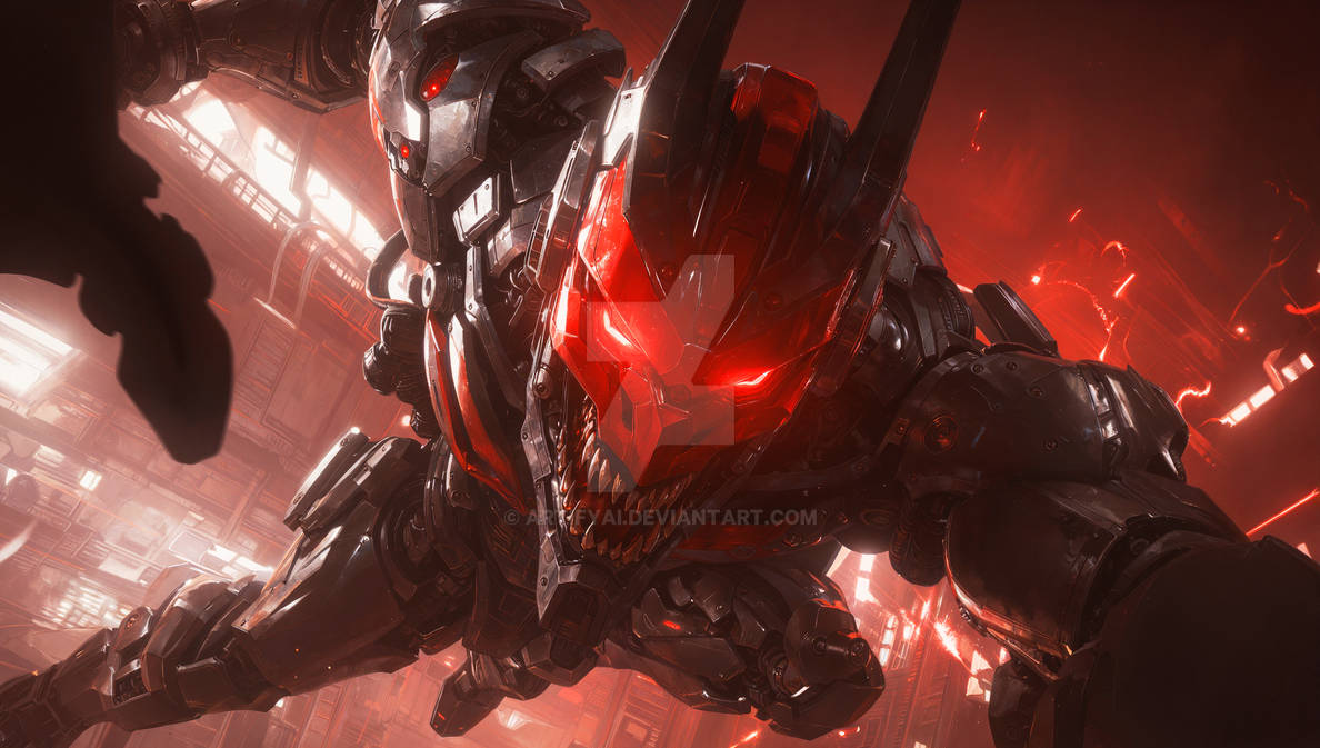 evil mecha bot by artifyai on DeviantArt