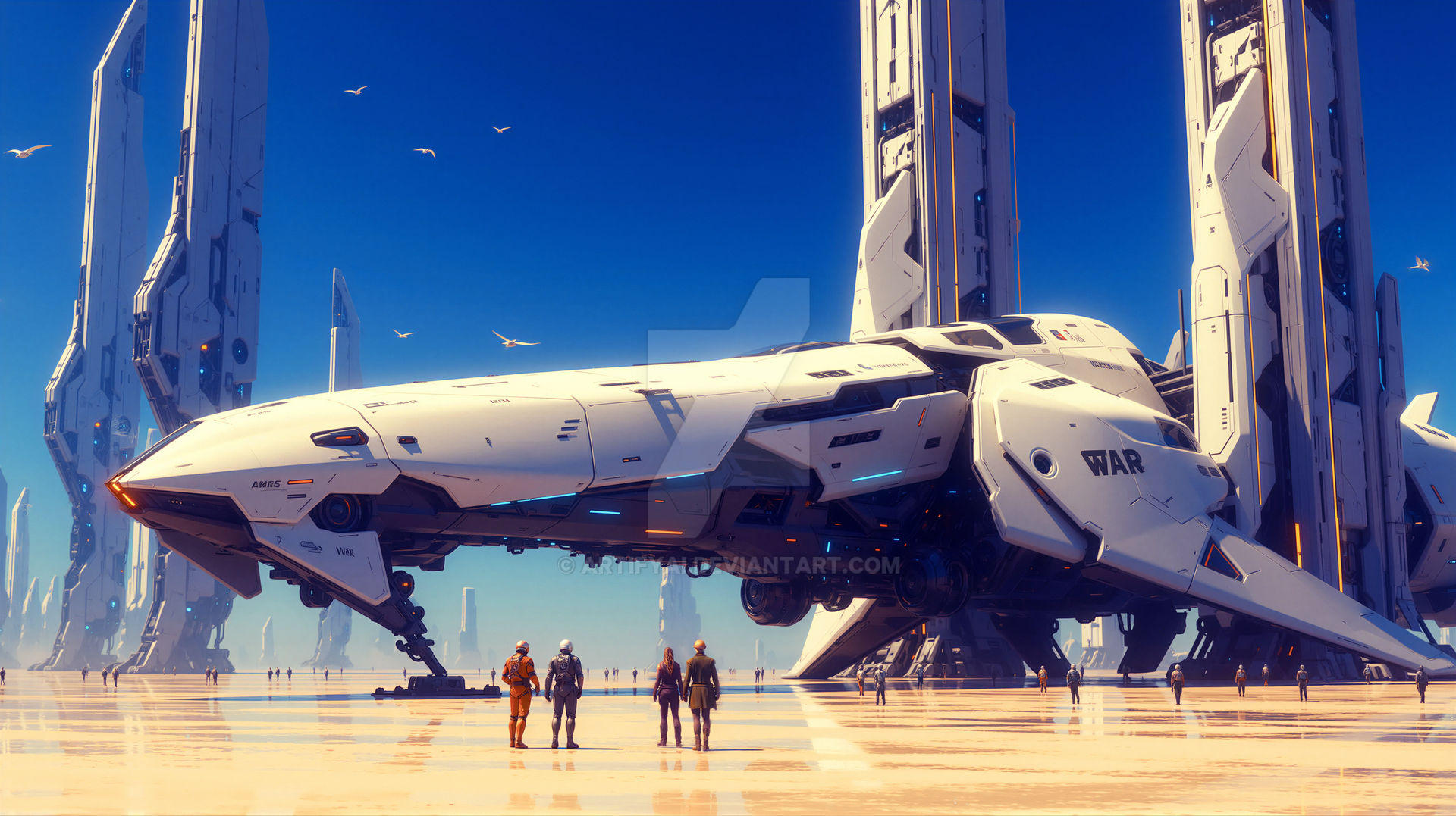 Spacecraft Concept By Artifyai On DeviantArt spacecraft-concept-by-artifyai-on-deviantart