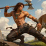 Aaron and the tiger