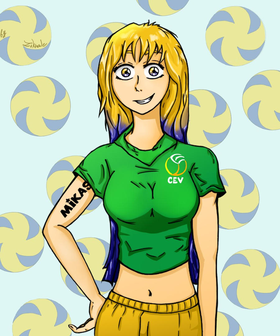 Volleyball ball - chan~ Humanization