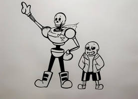 The great Papyrus and Sans 