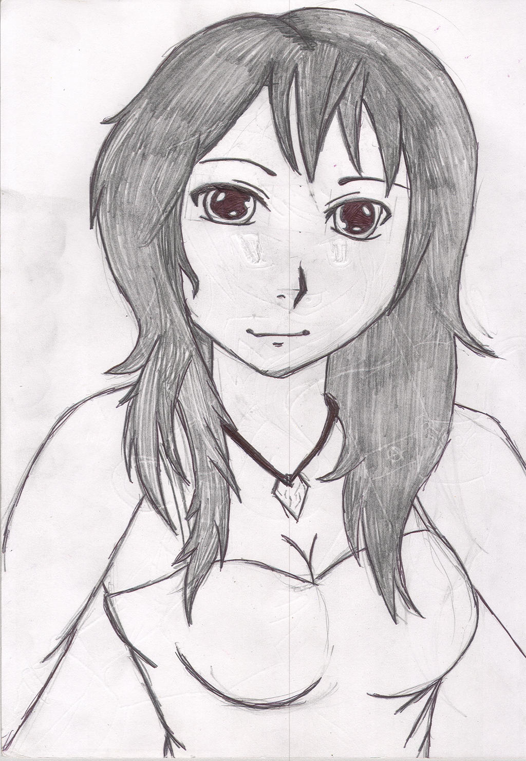 My first ever anime drawing
