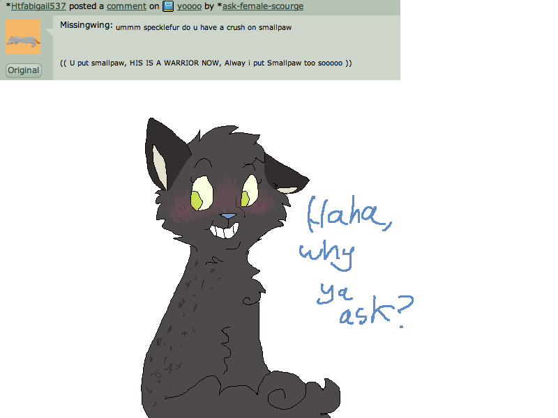 specklefur answer 1: hmmmmm