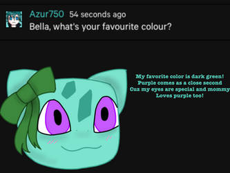 Q1: Bella's favorite color