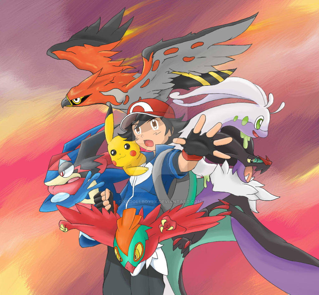 Ash's kalos team by xldollboylx on DeviantArt
