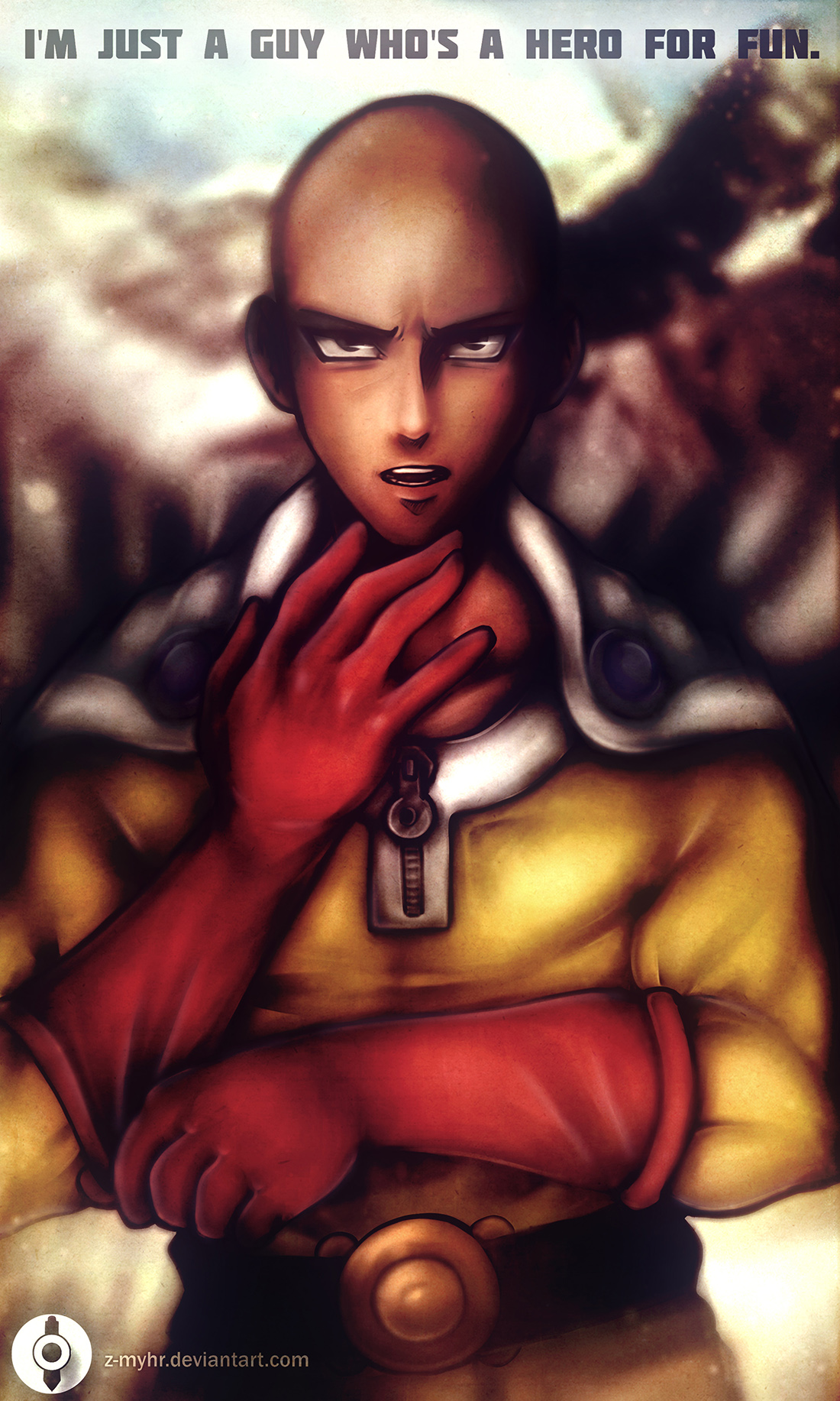 Saitama Wallpaper by DinocoZero on DeviantArt