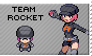 team rocket grunt stamp - female