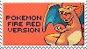 pokemon fire red version stamp by sable-saro