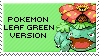 pokemon leaf green version stamp by sable-saro