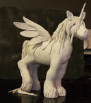 Sculpy Winged Unicorn by Werewolfling