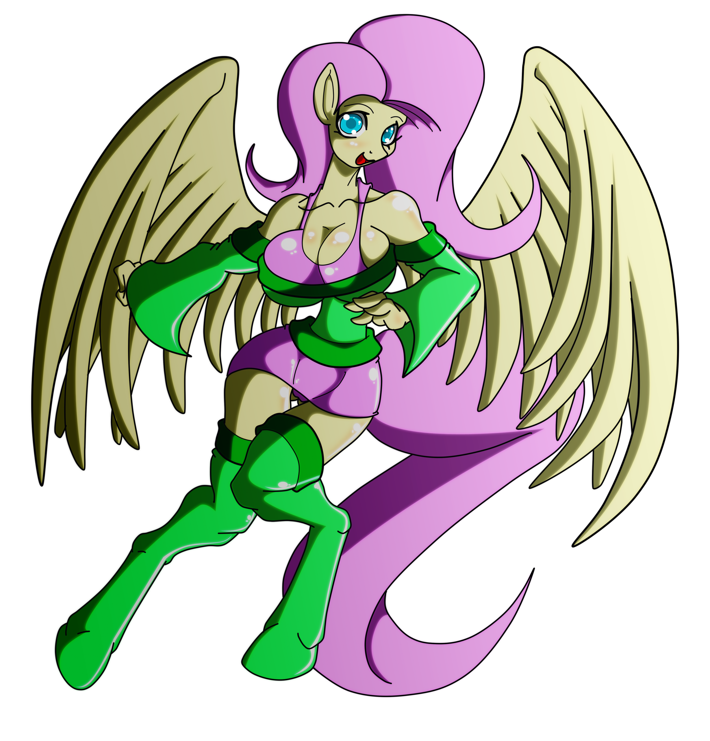 Fluttershy kick ass version