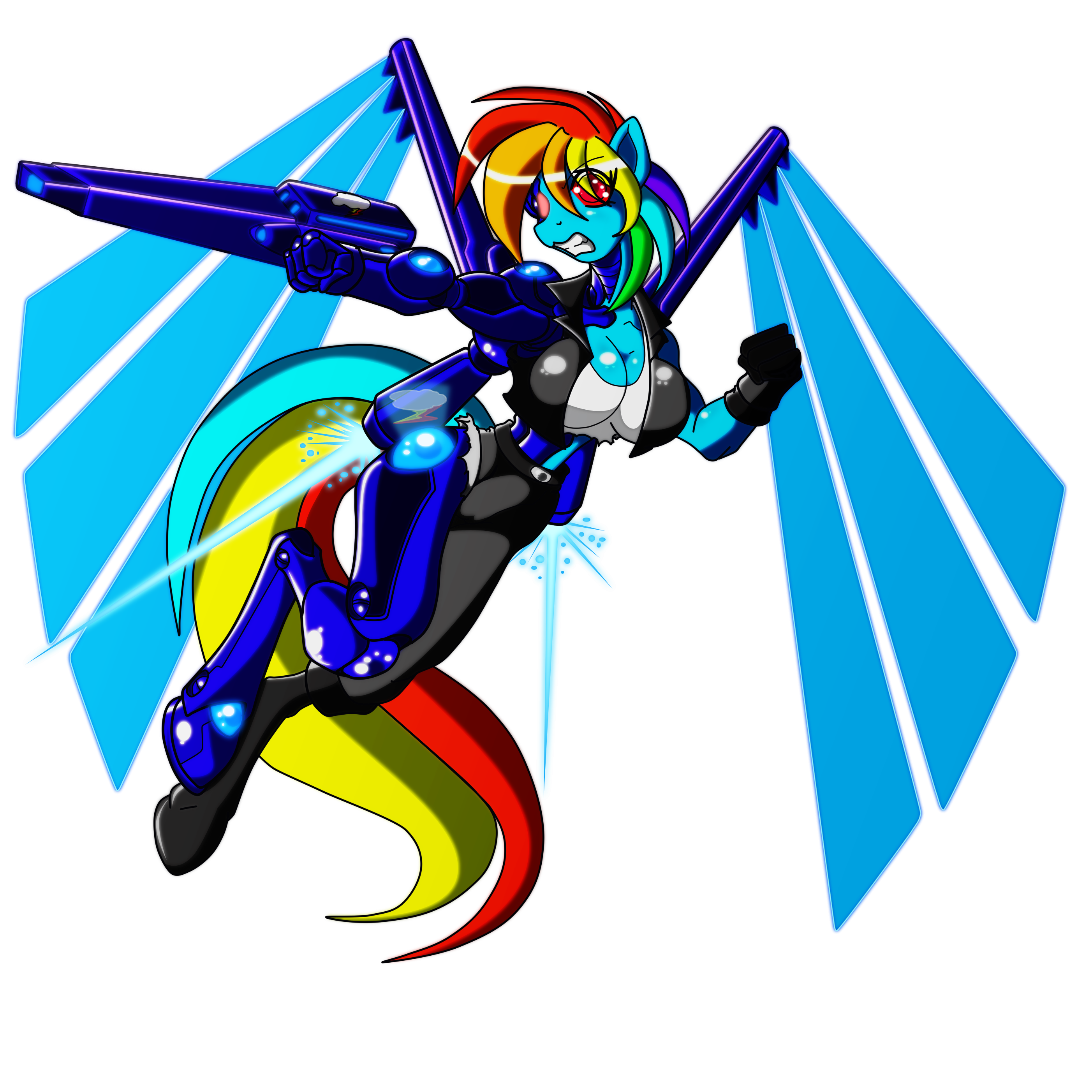 Rainbow Dash kick ass version