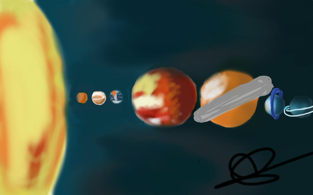 Star System Deviantart the solar system by fantasticsnowflake on DeviantArt