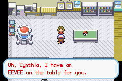 Pokemon Firered 2: You start out with an EEVEE. by CynthiaCelestic on  DeviantArt