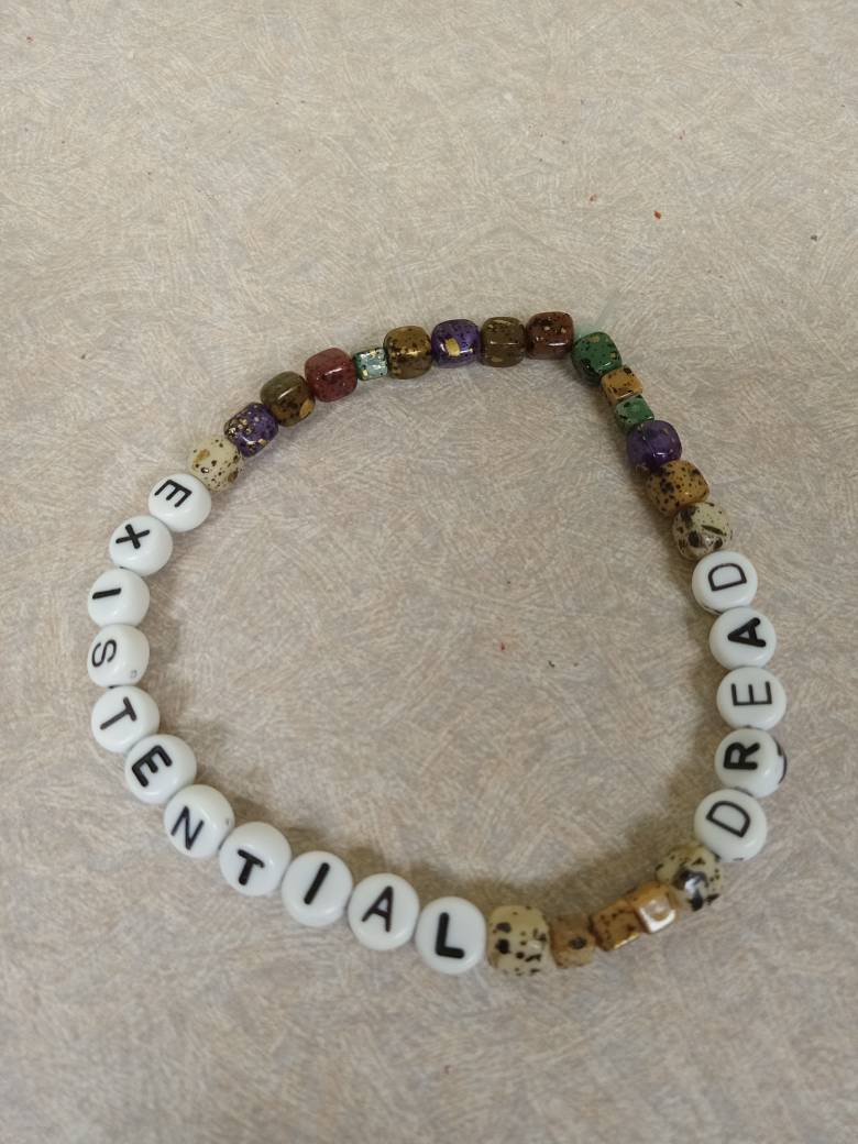 The existential dread bracelet (!!!) by totallylegalmeats on DeviantArt