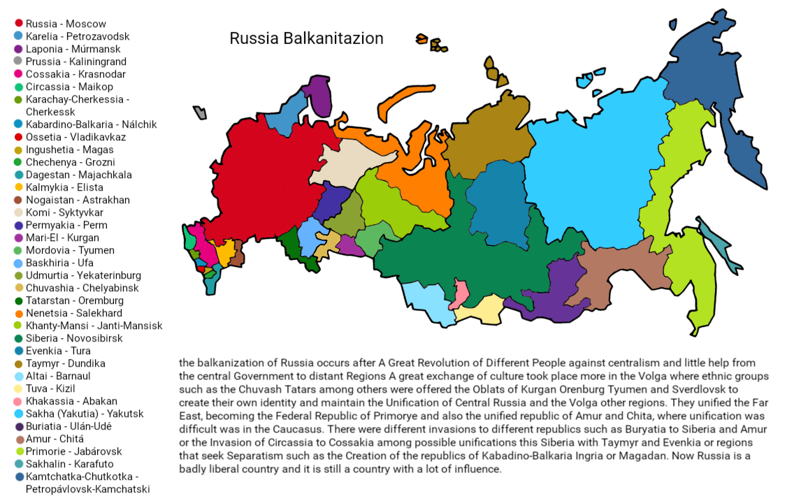 Russia Balkanitazion Map by kevin2494 on DeviantArt