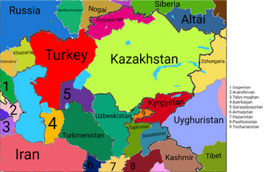 Alternate Map Central Asia