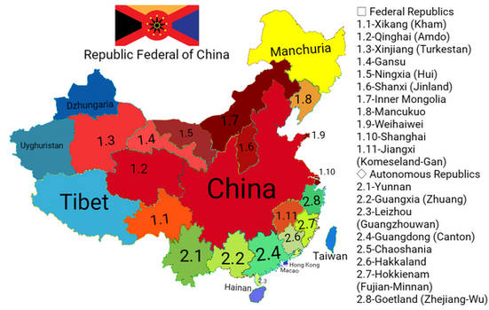 Alternate Map  China