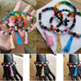 Genderfluid tassel bracelets