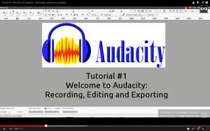 Tutorial #1 Welcome To Audacity.