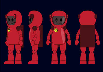 Red Rocket - Final Character Design