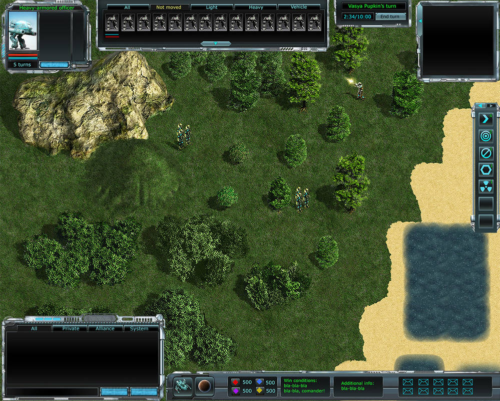 Skin Map Games Interface and skin of tactical map for online game by Solarmind on ...