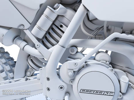 KTM 450EXC Clay Closeup 01 WIP