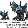 Raidramon - Pokemon Style Sprite